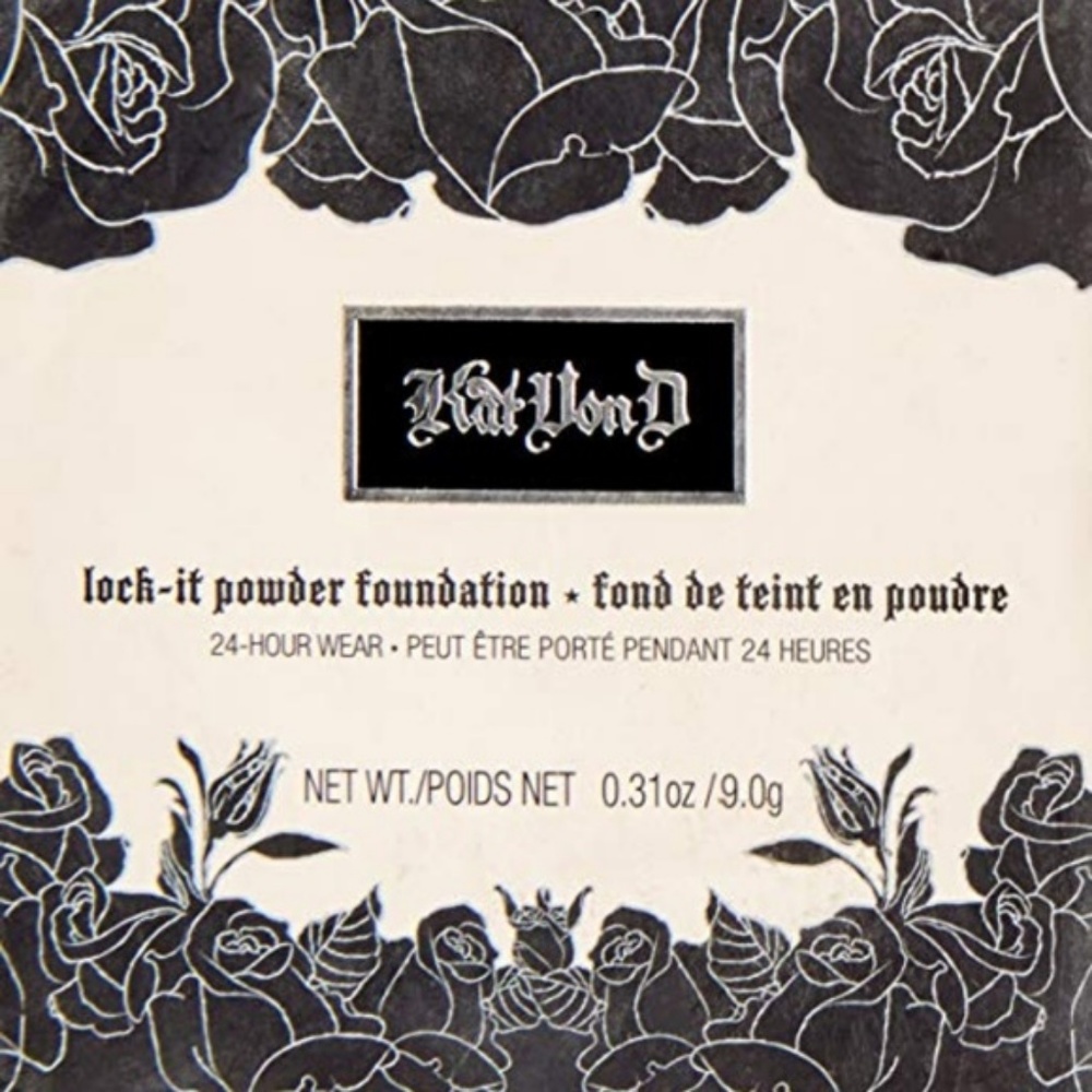 KAT VON D Lock-it Foundation Powder Deep 72 NEW